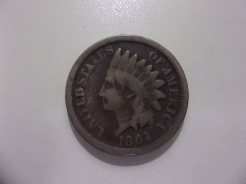 1862 Indian Head Bronze Cent Better Grade
