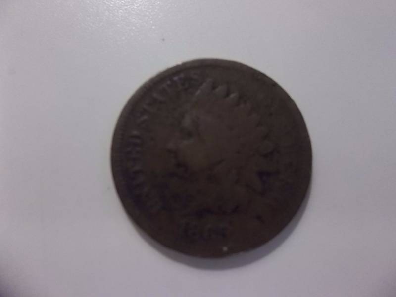 1865 Indian Head  Cent