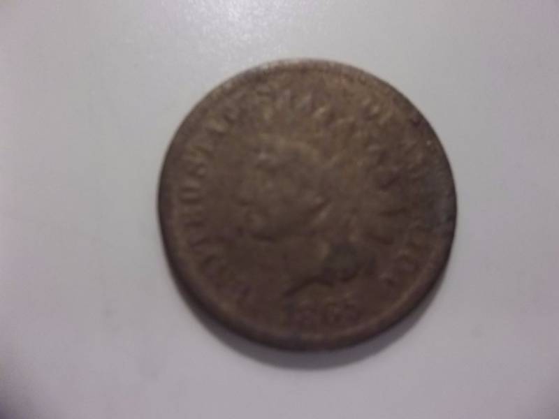 1865 Indian Head  Cent