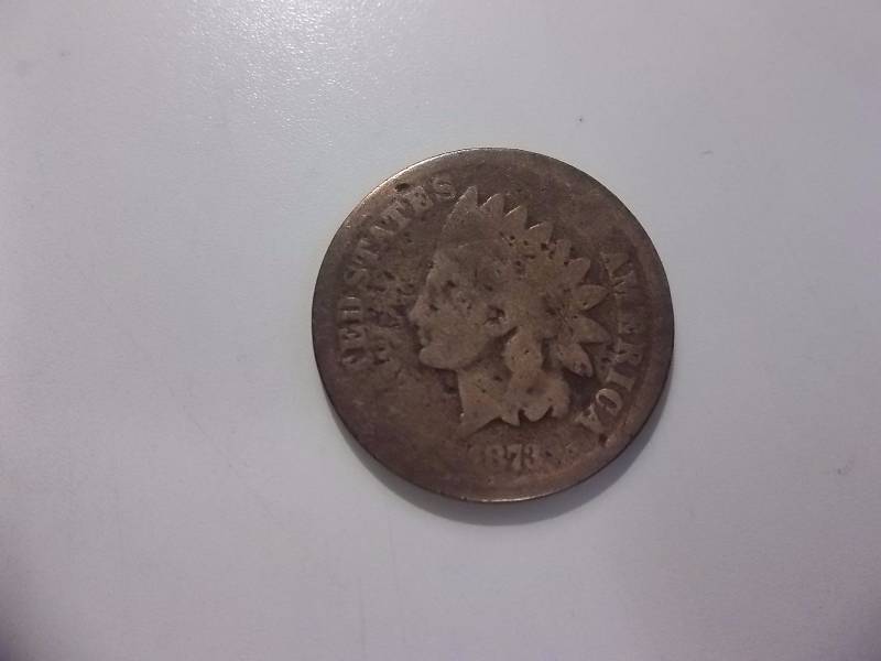 1873 Indian Head  Cent Rare