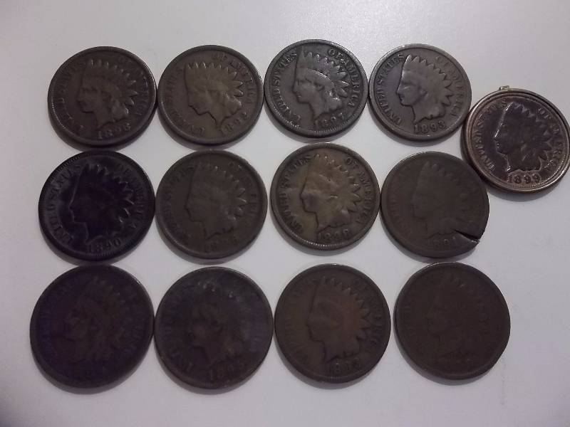 1890-1899 (No 1894) 4 Duplicates 13 In All