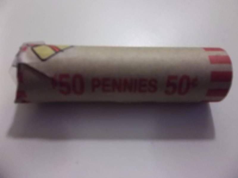 Roll Of 50 Assorted Indian Head Cents