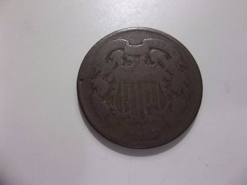 1865- 2 Cent Piece