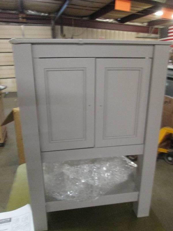 gazette vanity 24x21 grey retail ...