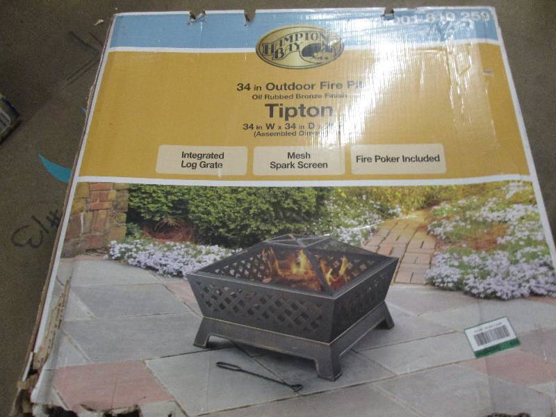 34 outdoor firepit oil rubbed bron...