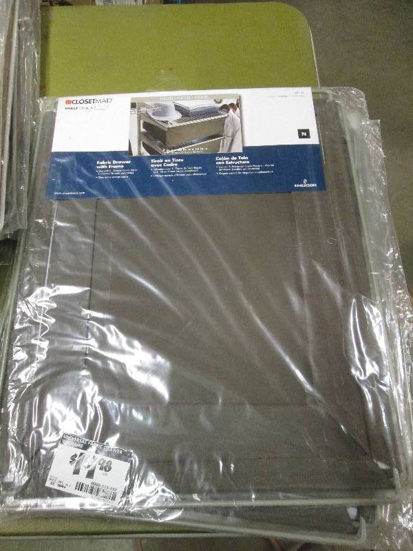 3 closetmaid fabric drawer with fra...