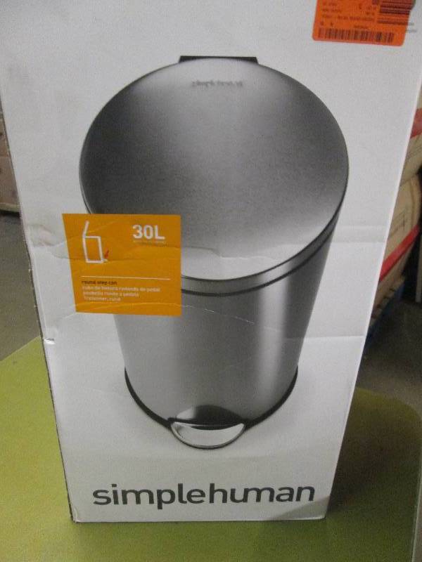 simple human 30L round step can den...