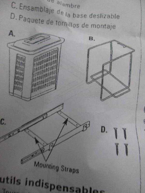 roll out plastic hamper ...