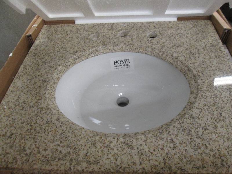granite 25  vanity top with bowl l...