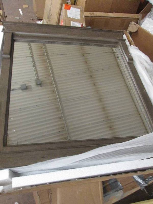 30 x 32 wall hung mirror in dist...