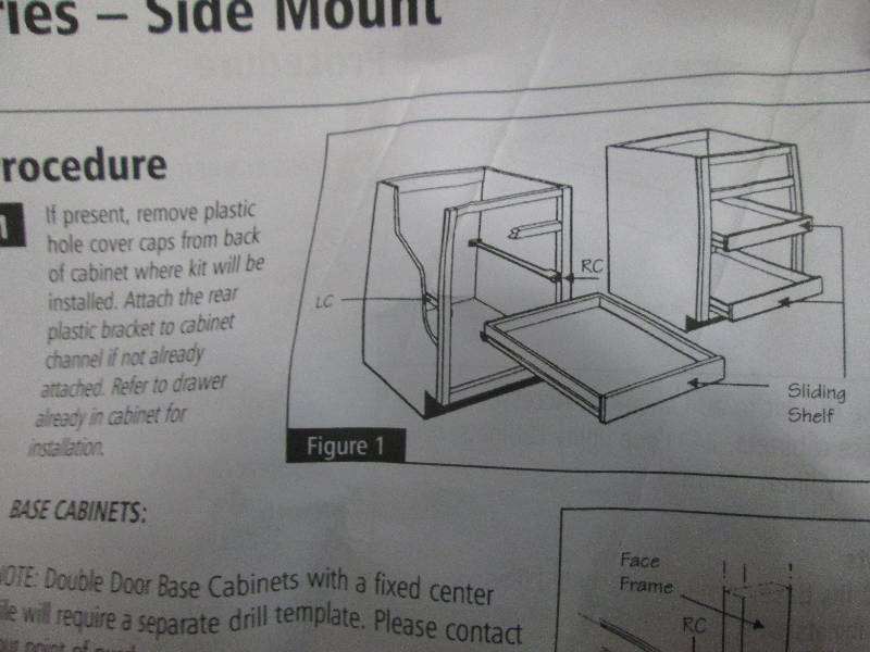 slide out drawer ...