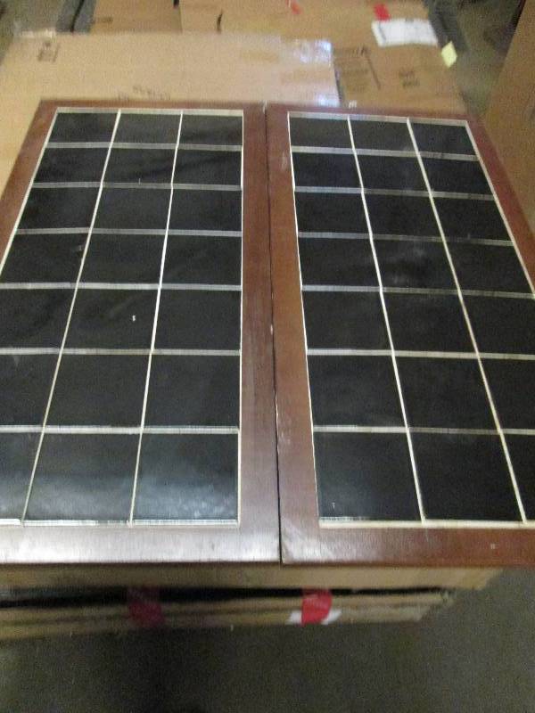 folding black tile abd wood ...