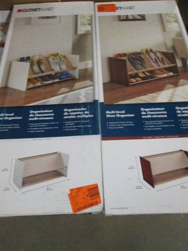 2 closetmaid multi level shoe organ...