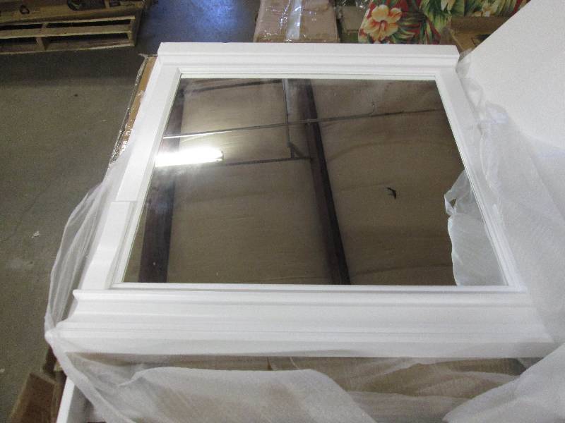 naples mirror 30x32 white ...