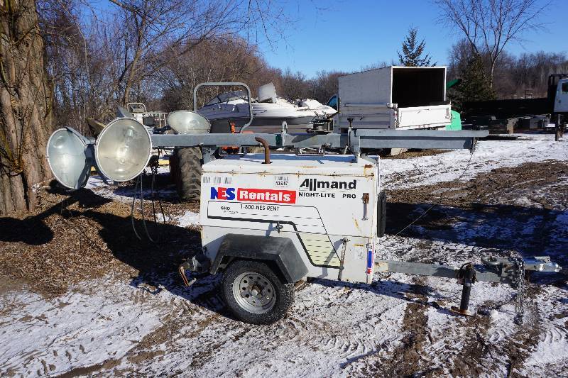 Allmand Night Light Pro Tow Behind Portable Light Tower