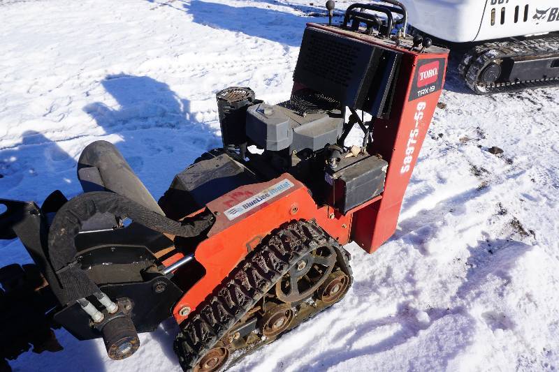 2012 Toro Dingo Model TRX19 Mini Tracked Walk Behind Power Trencher ...