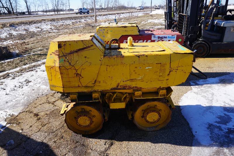 Rammax Tandem Vibratory Padfoot Trench Compactor
