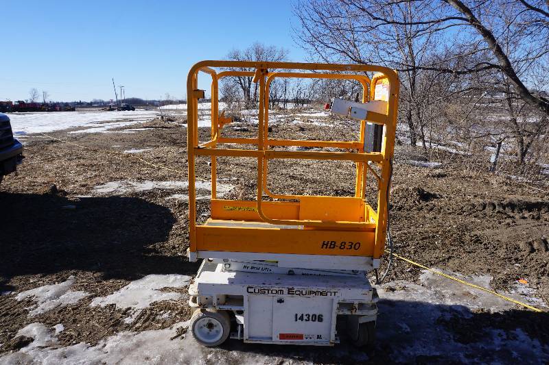 Custom Equipment Hy-Brid Lifts Model HB-830 ScissorsMan Lift