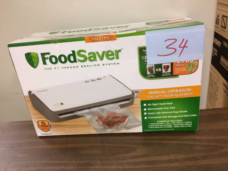 lot 34 image: Foodsaver FM2110 Vaccum Sealing System in working conditions