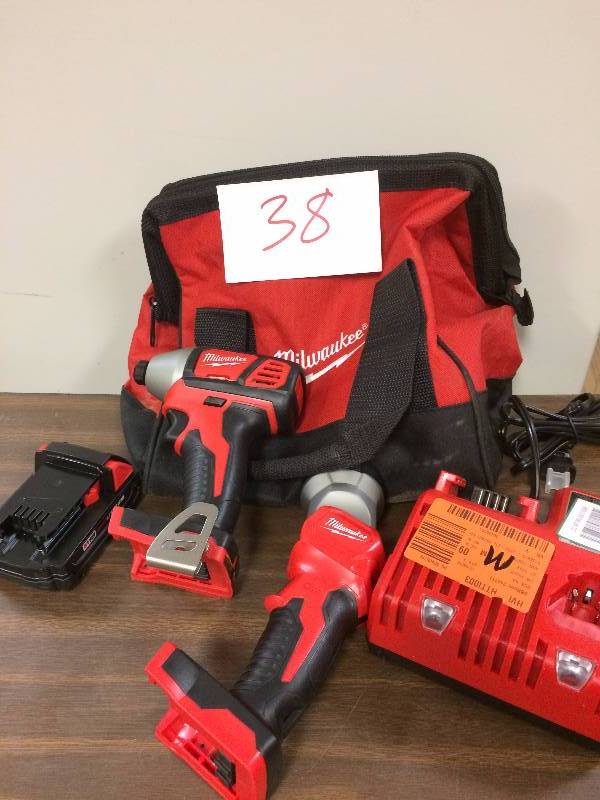 lot 38 image: Milwaukee 265621L M18 Impact Driver Kit with LED Light Never used