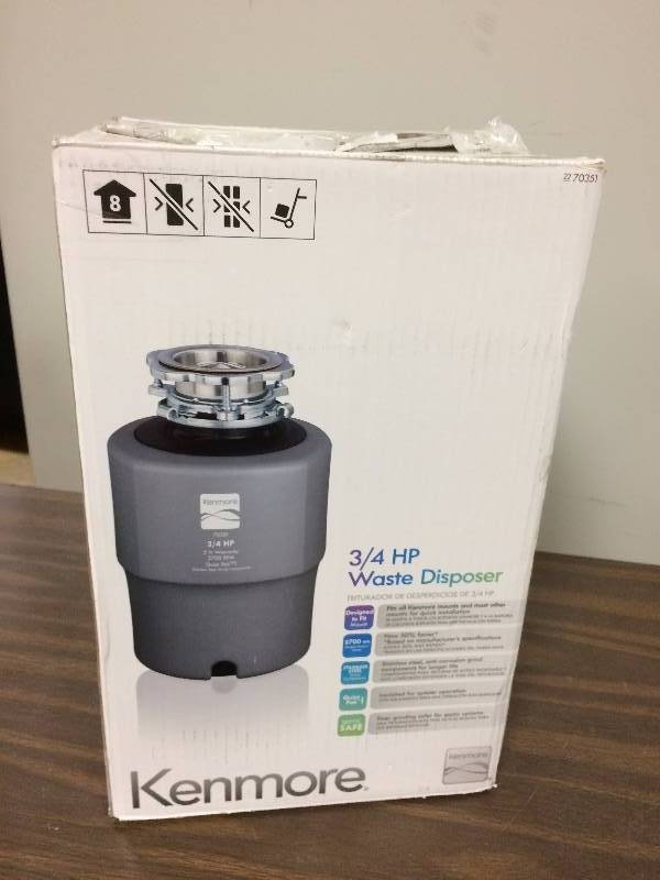 lot 52 image: Kenmore 34 HP Waste Disposer