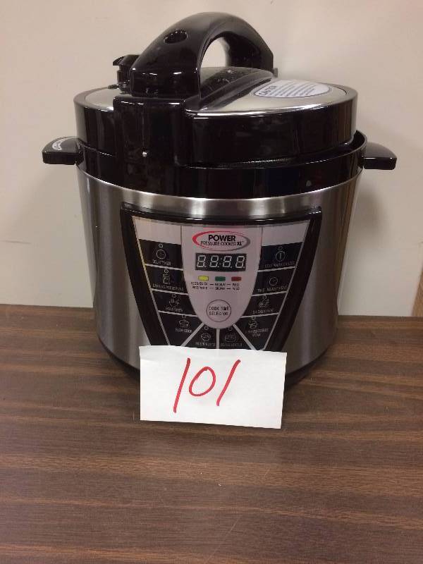 lot 101 image: Power XL Preassure Cooker Open box in like new condition