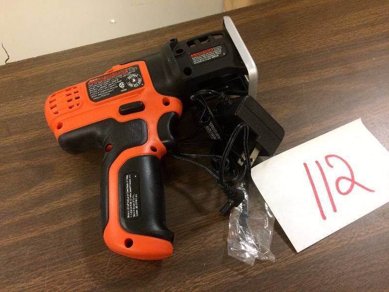 lot 112 image: Black & Decker LPS7000 Lithium-Ion Compact Saw