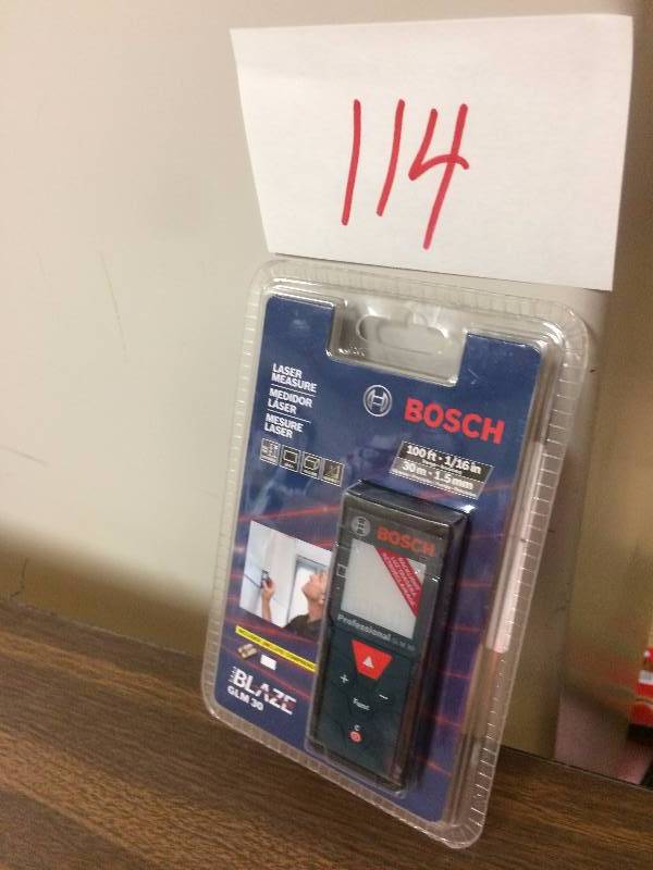 Bosch 100 Ft Laser Measure Glm30 New Kx Real Deals Tools