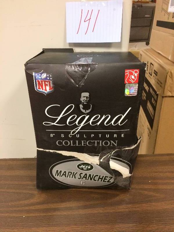 lot 141 image: NFL Legend 8 Sculpure Collection Mark Sanchez NY Jets 6