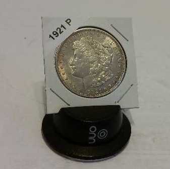 lot 148 image: 1921-P (Philadelphia Mint) Morgan Silver Dollar