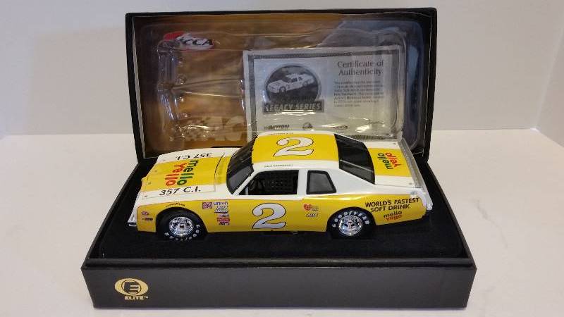 lot 190 image: RCCA Elite 124th Scale #2 Dale Earnhardt 1980 Mello Yello Chevrolet Ventura Elite