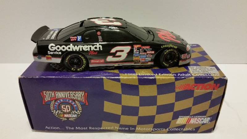 lot 201 image: Action Racing Collectables 124th Scale Daytona 500 Winner #3 Dale Earnhardt 1998 GM Goodwrench Chevrolet Monte Carlo