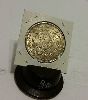 lot 242 image: 1921 P (Hiladelphia Mint) Morgan Silver Dollar - Smoky Toning, Very Nice