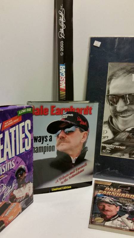 lot 252 image: Large Lot of NASCARDale Earnhardt Memorabelia - See Description for Details
