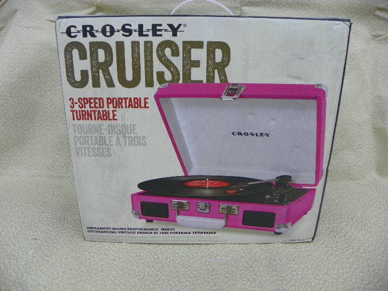 Crosley Cruisesr Portable TurnTable, pink