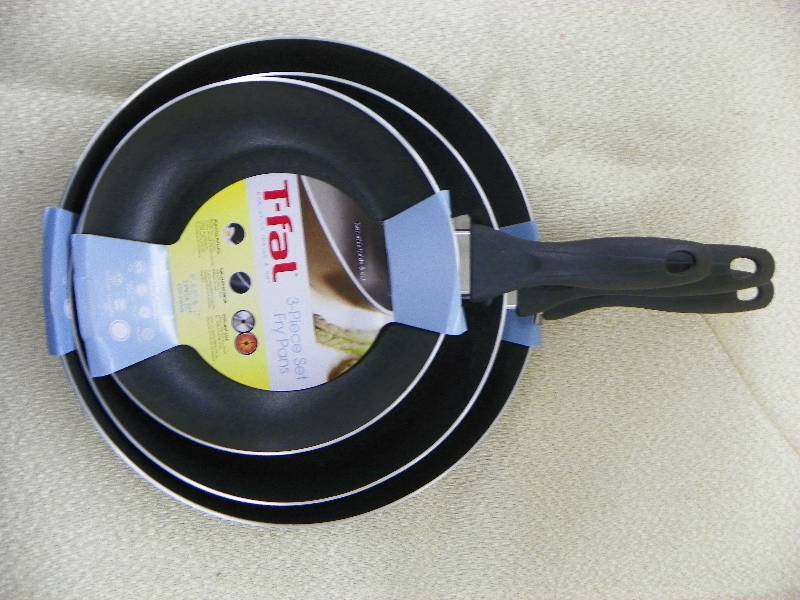 T-Fal Non Stick 3pc Fry Pan set