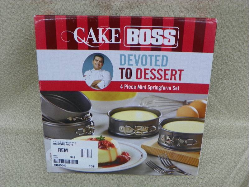 Cake Boss 4pc Mini Springform Pan set