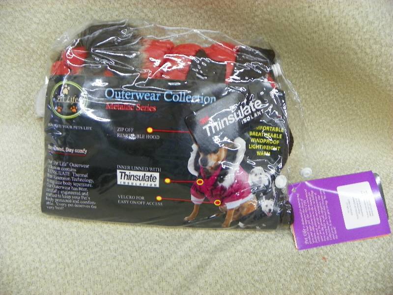 Pet Liffe Metallic Series Outerwear Pet Parka, sz XS