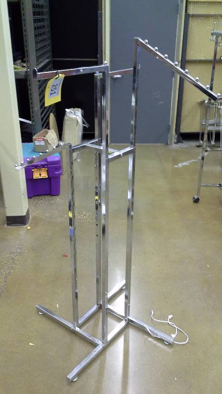 Retail Store Fixture - 4-Way Clothing Rack