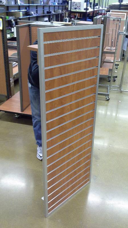 Retail Store Fixture - Slat Wall Flat Panels