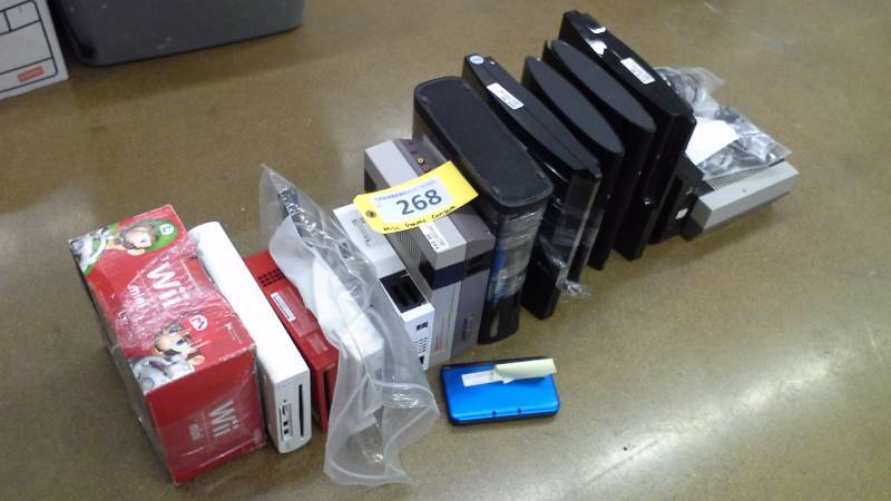Lot of Video Game Systems