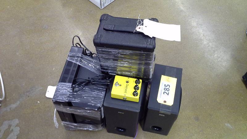Amps and Speakers Lot