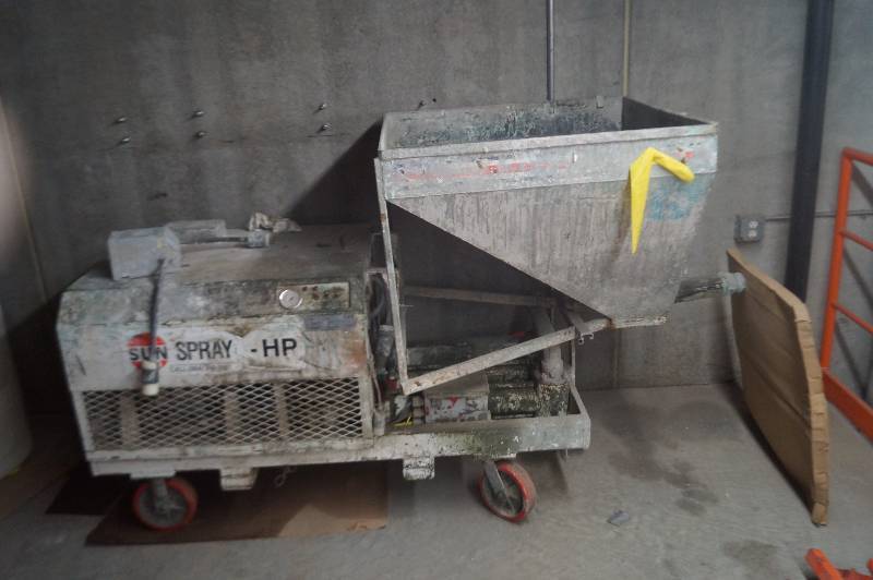 Fireproofing Mud Pump