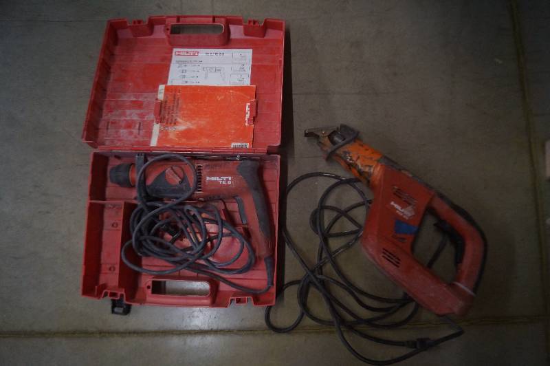 Hilti Hammer Drill & Reciprocating Saw