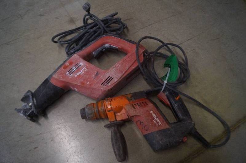 Hilti Hammer Drill & Reciprocating Saw