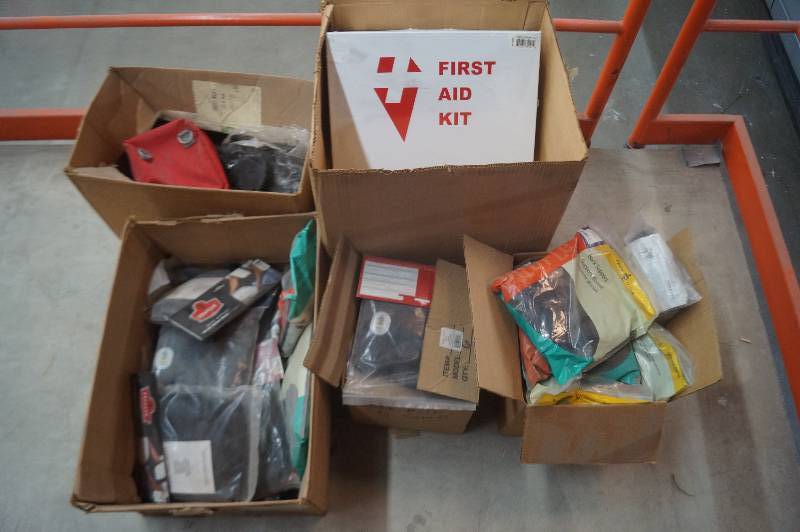 lot 26 image: First Aid KitsBack Supports