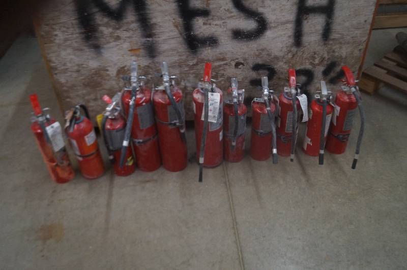 lot 148 image: 11 Fire Extiguishers