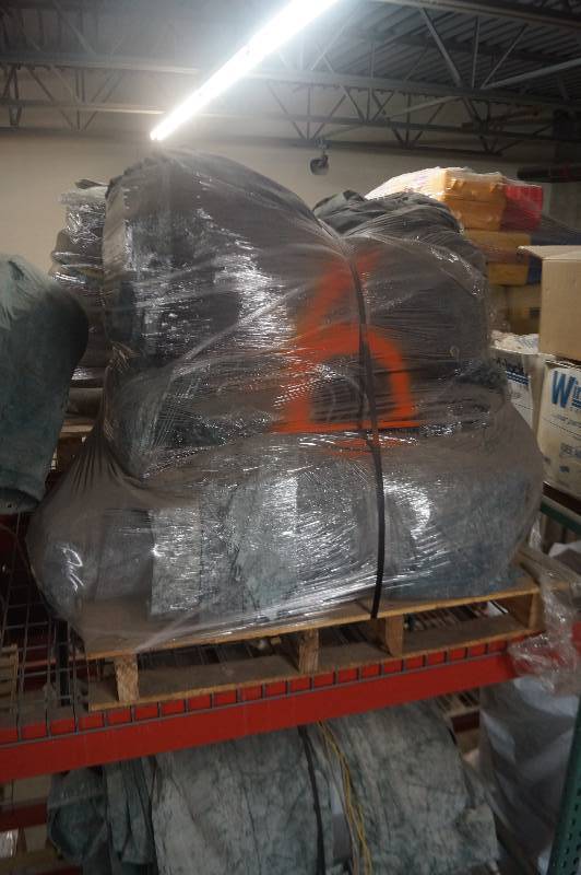 lot 190 image: Pallet of Overspray Tarps