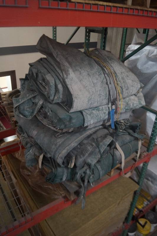 lot 195 image: Pallet of Overspray Tarps