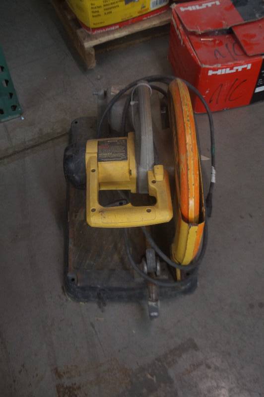 lot 223 image: DeWalt Chop Saw